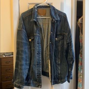 AE Distressed Denim Jacket